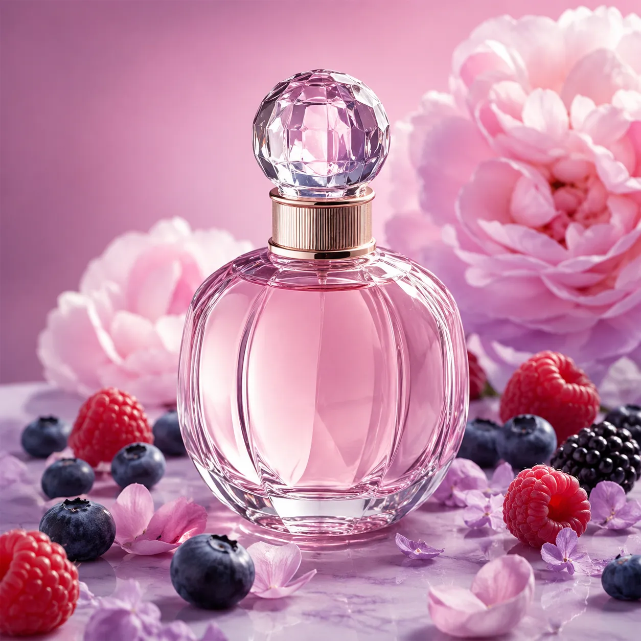 Victoria's Secret perfume bottle with soft pastel styling